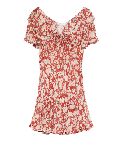 ALCIDA DRESS -- ROUGE AMBRIDGE ROSE