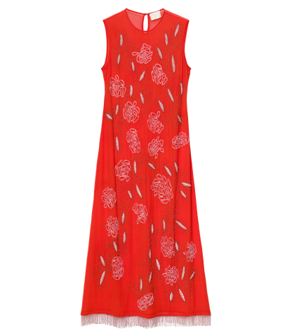 CHANDRA DRESS -- ORANGE CITRINE