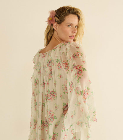 DANI BARRETTE -- APRICOT ORGANZA