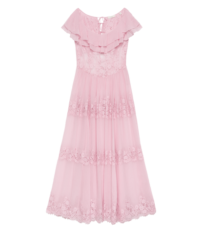 JOYELLE DRESS -- PINK HYDRANGEA