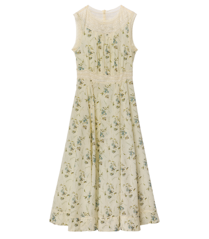LILIANE DRESS -- SUNSHINE PRAIRIE ROSE