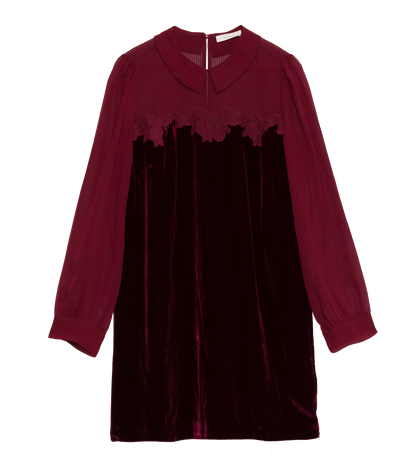 MADELYNNE DRESS -- VINO ROSSO