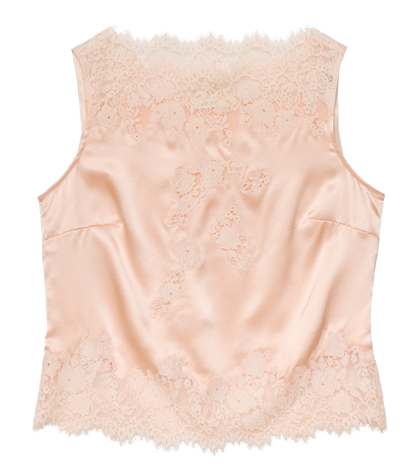 VIVIANE TOP -- PEACH SORBET